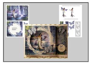 Fantasy Fairy and Lace Aperture Card