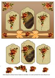 October Roses Tryptic