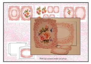 Leafy Template Shaped Card and Insert
