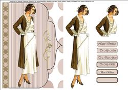 Art Deco Classic Lady