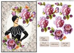 Art Deco English Rose 1