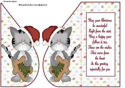Christmas Tear Drop Card