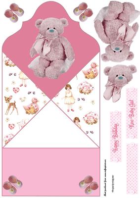 Baby Girl Diamond Top Fold Back