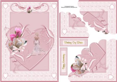 A5 Wedding Scalloped Edge Corner Stacker
