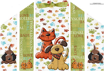 True Friends Tri Fold Card