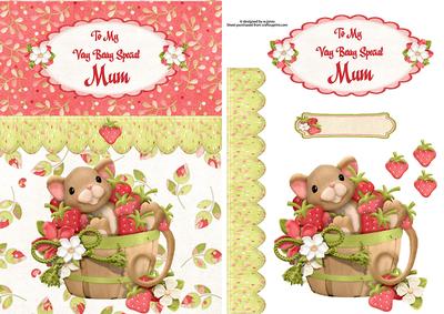 Very Berry Special Mum A5 Card