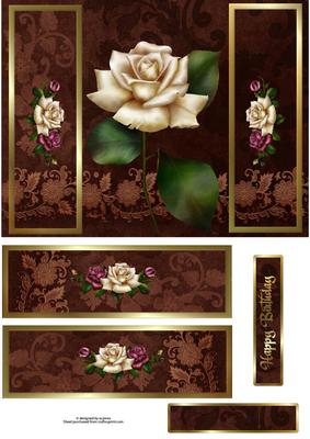 Floral Gatefold Card