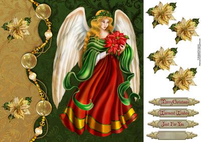 Christmas Angel Wishes Card