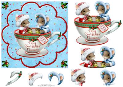 Berry Tea-lightful Christmas with Decoupage