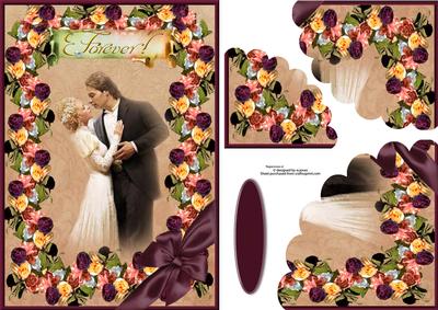 Roses Forever Wedding/valentine Card