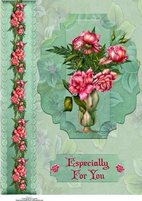 Floral Beauty A4 Card