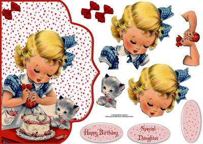 Icing the Cake Fancy Edge with Decoupage