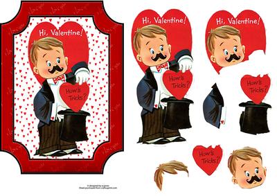 Hi Valentine, Hows Tricks with Decoupage