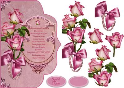 Sweetheart Roses Fancy Edge with Decoupage
