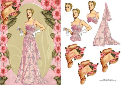 Floral Elegance with Decoupage