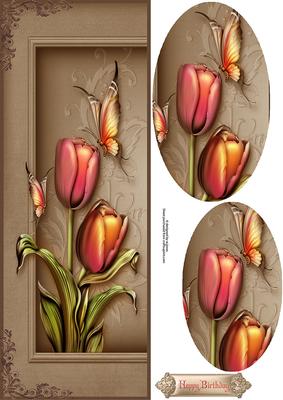 Tulip Delight Large Dl with Pyramage