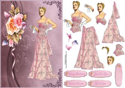 Roses and Elegance with Decoupage