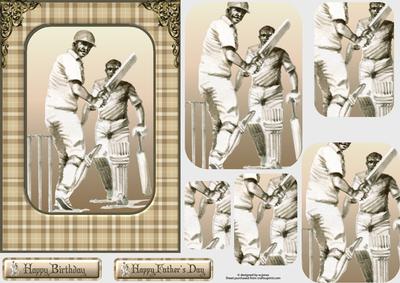 Cricketers with Pyramage