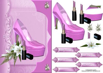 Fashion and Lily's with Decoupage