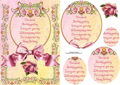Special Birthday Wishes with Verse and Pyramage