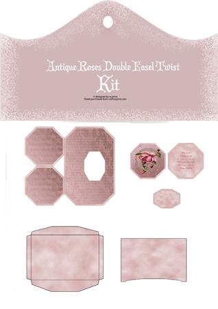 Dusky Rose Double Easel Twist with Verse and Pyramage Kit
