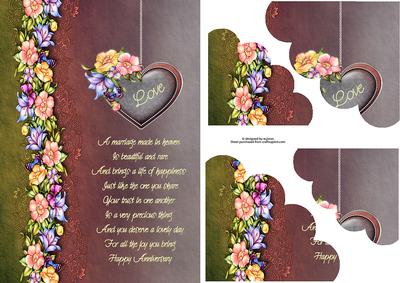 Anniversary Florals with Verse and Duo Corner Stacker