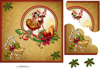 Christmas Girl & Reindeer