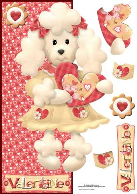 Valentine Large Dl Over the Edge with Decoupage