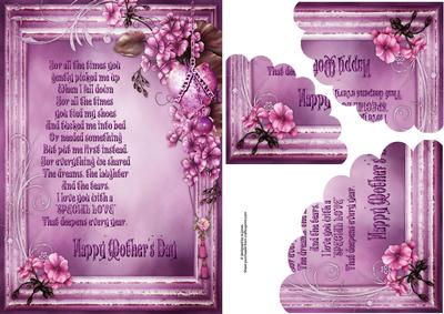 Floral Mothers Day with Verse