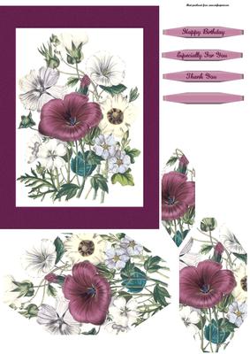 Burgandy Flowers