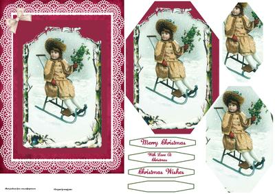 Christmas Vintage Child