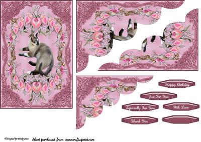 Floral Cat