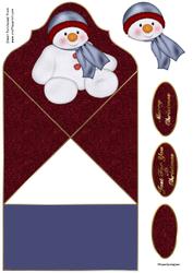 Mr Snowman Diamond Top Card