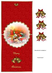 Cute Christmas Vertical Fold Card
