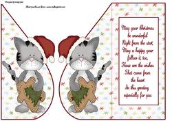 Christmas Tear Drop Card