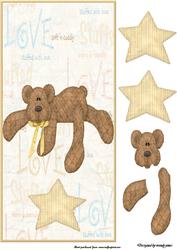 Cute Beary Over the Edge Card