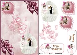Wedding A5 Topper Card