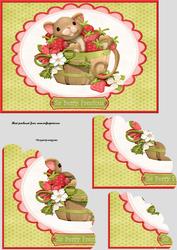 So Berry Precious Shell Edge Corner Stacker Card