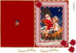 Christmas Vintage Fold Card