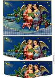 Christmas Angels Pelmet Card