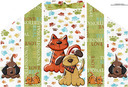 True Friends Tri Fold Card