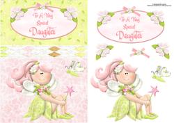 Special Daughter Decoupage Card