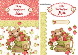 Very Berry Special Mum A5 Card