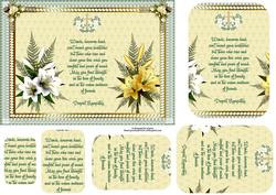 Lily's and Verse Pyramage Sympathy Card