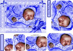 Baby Boy Pyramage Card