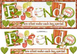 Pretty Floral Friend Dl Size with Decoupage