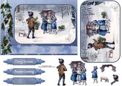 Winter Fun with Decoupage