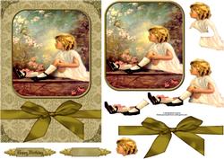My Sweetest Song Bird with Topper & Decoupage