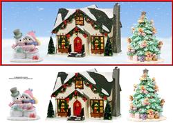 Christmas Snow Scene Large Dl