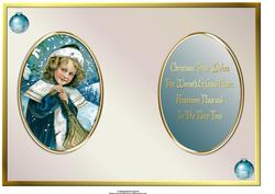 Christmas Wishes Insert with Verse